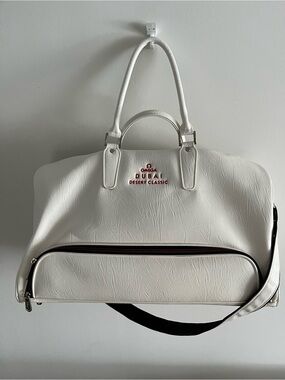 Titleist Omega Dubai Desert Classic Tournament Duffel Bag Rare White